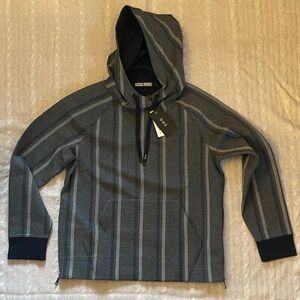 O.N.S Gray Striped Men's Hoodie Sweater NWT